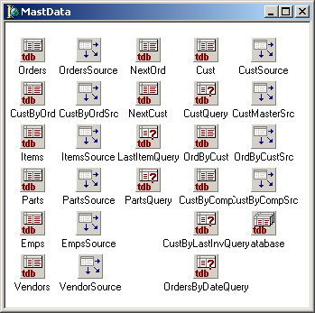 Datamodule MastData mit TurboDB