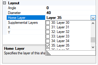 Any layer can serve as HomeLayer