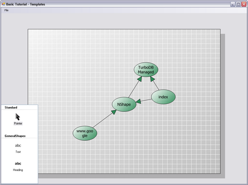 Insertion tools are created automatically for each template in the project.